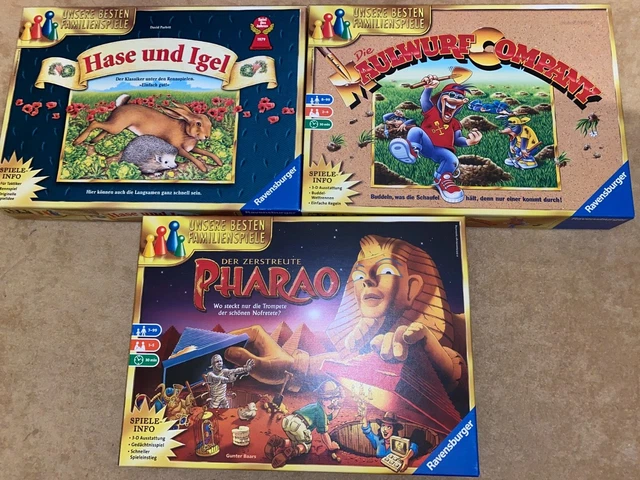 Hase und Igel - DER ZERSTREUTE PHARAO - Die MAULWURF COMPANY (RAVENSBURGER)
