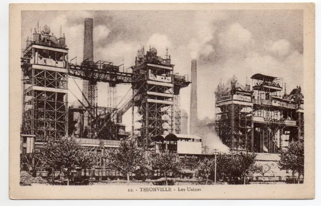 THIONVILLE - Moselle - CPA 57 - the factories