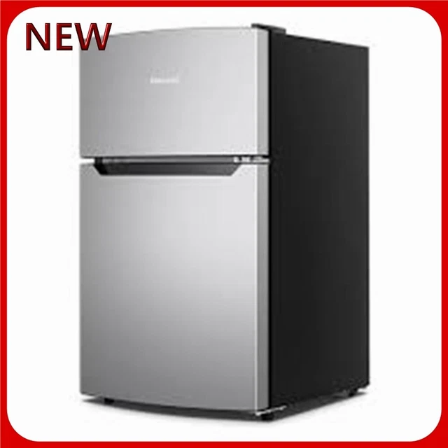 HISENSE 3.1CU FT Mini Fridge with Freezer Compartment (Sliver) 189.99