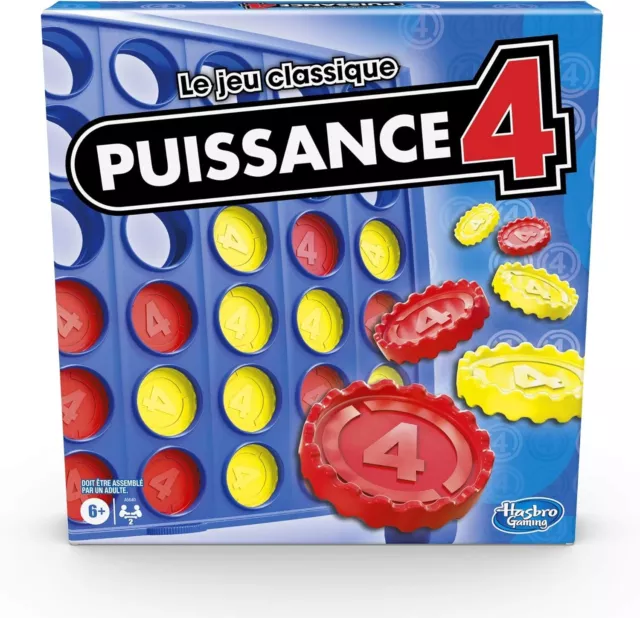 Puissance 4 Jeu Enfants Stratégie Connect 4 Familial Amusement Classique Vintage