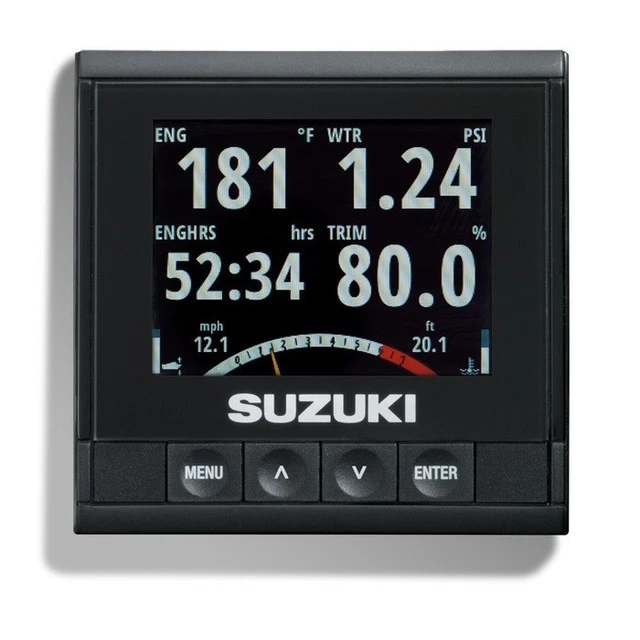 2 SUZUKI OUTBOARD Multifunction SMG4 Gauge Display 3420096L00 34000
