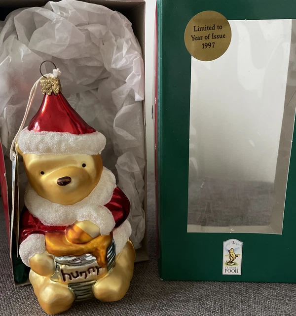 Midwest Classic Pooh - Blown Glass Ornament - Classic Pooh 3" made in Germany Midwest Classic Pooh - Blown Glass Ornament - Classic Pooh 3" made in Germany