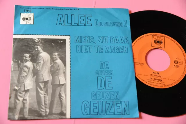 " De Geuzen 7"" Allee Il Silenzoi Originale 1965 EX "