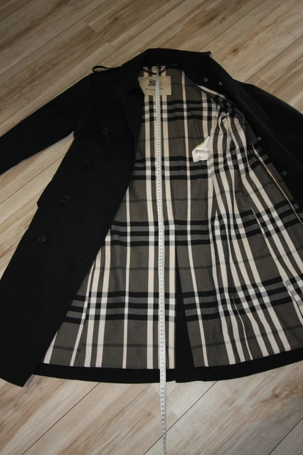 TRENCH COAT BURBERRY noir T38 tr s bon tat EUR 375 00 PicClick FR