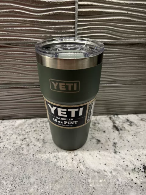 Yeti harvest Red 16oz Pint Stackable Tumbler Rambler Rare Limited Color NEW