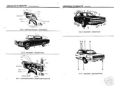 1975 1976 1977 1978 1979 Buick Apollo Skylark Body Parts List Crash Sheets **