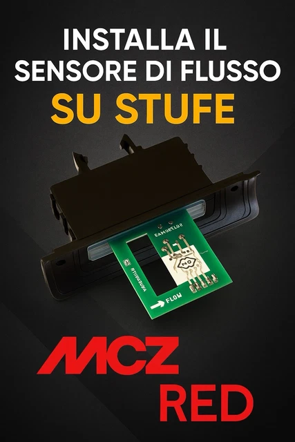 Sensore Flusso Aria MCZ CEZA FKCCZ016P2 - Debimetro Per Stufe A Pellet - Foto 4