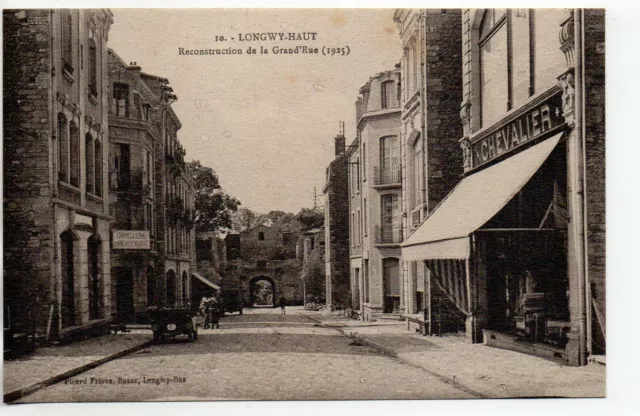 LONGWY - Meurthe and Moselle - CPA 54 - Chevalier Grande rue 1925 store