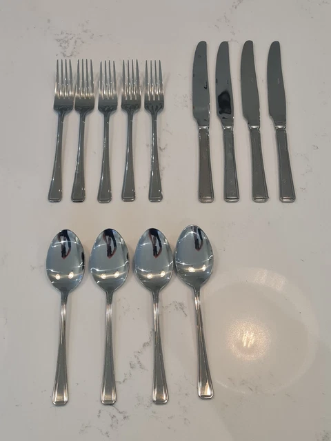 12 x Harley Besteck Kantine Set Messer Gabeln Löffel Edelstahl Vintage 13