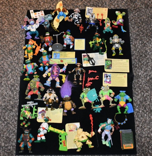 Vintage Tmnt Action Figures Lot 1980'S 1990'S Some Complete