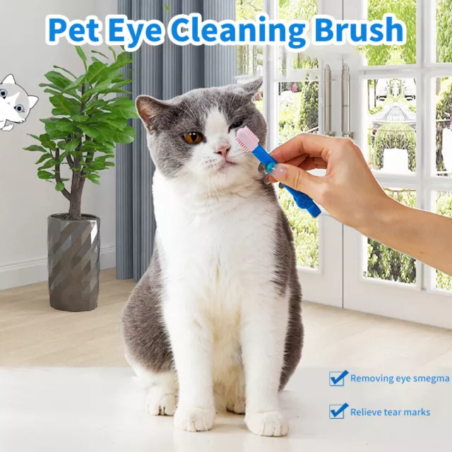 Pet Grooming Tools Cat Eyes Comb Pet Tear Stain Remover Comb Cleaning Brush