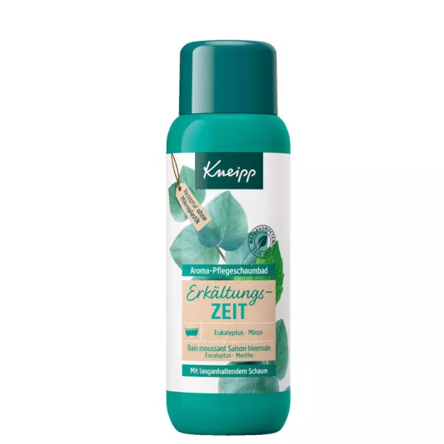 Kneipp Aroma Baño de Espuma para Cuidado Erkältungszeit Eucalipto Menta