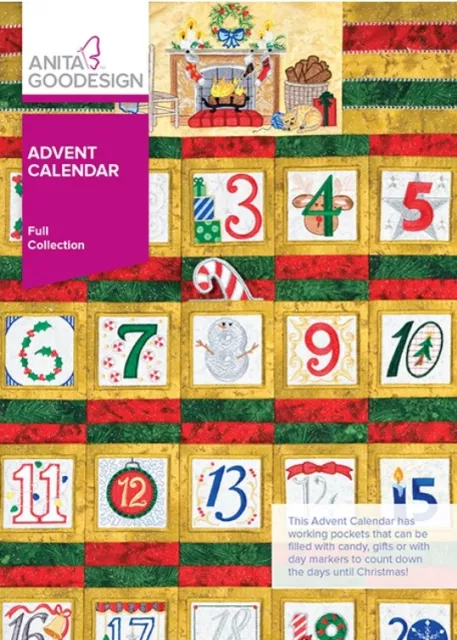 Anita Goodesign - Adventskalender - Maschinenstickdesigns Usb Pes