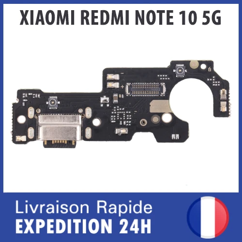 Connettore Dock Di Ricarica Con Micro Jack Audio Per Xiaomi Redmi Note 10 4G / 10S – Nero, Generico