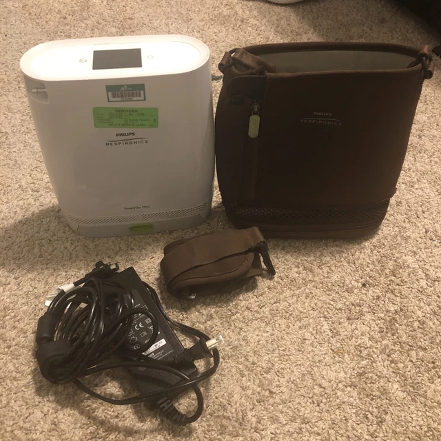 Philips Respironics SimplyGo Mini Complete Bundle Charger Adapter Battery Carrie