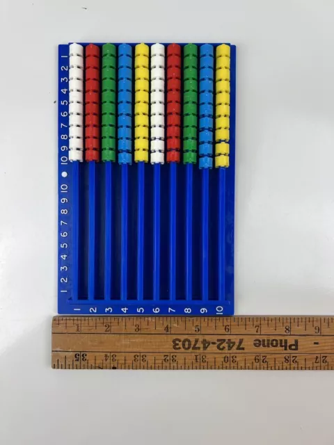 Invicta Plastics Ltd. Sliding Abacus Slide Counter Educational Mathematics Tool 3