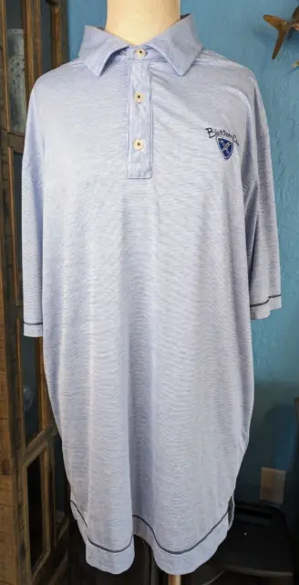 FOOTJOY PERFORMANCE GOLF Polo Shirt 1/4 Button Up Blackthorn Club Size ...