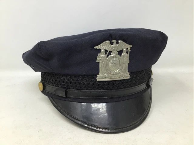 VINTAGE NEW YORK State Police Uniform Hat Badge $24.95 - PicClick