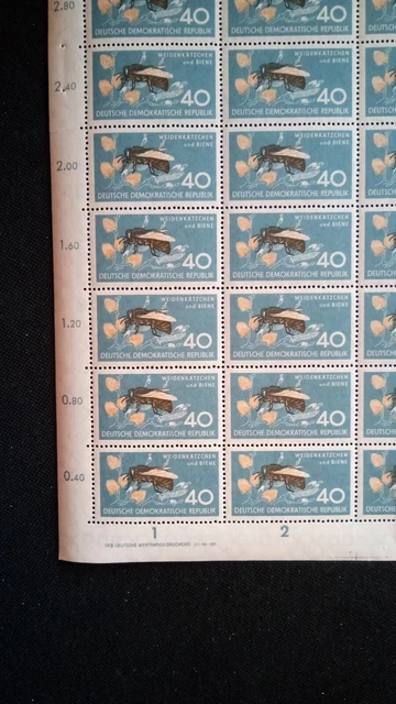 DDR 1959 kpl. Bogen Mi 692 Postfrisch siehe Fotos (A 8254) 2