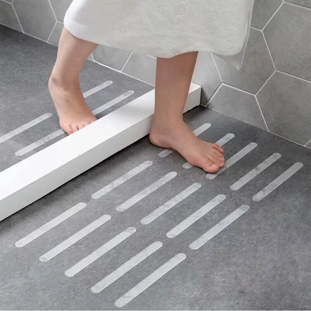 12/36x Floor Safety Tape Bath Shower Strips Grip Stickers Anti Slip Non Slip Pad