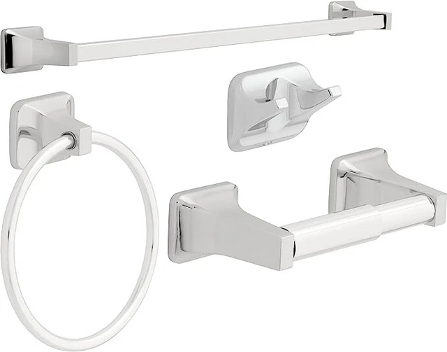 BATH ACCESSORIES KIT 4 pieces, Franklin Brass Futura Collection