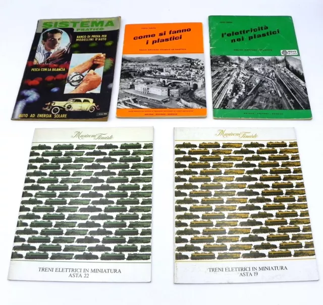 Asta Treni Finarte Sistema pratico Lobita Plastici HO Briano vintage catalog lot