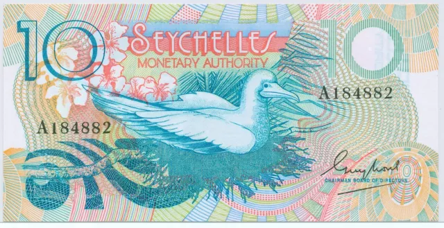 Seychelles - Monetary Authority,  10 Rupees ND(1979), P.23_UNC