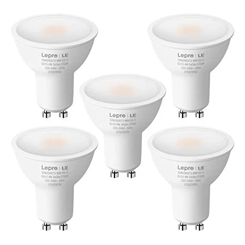 Lepro Lampadina LED GU10 4W Faretto LED Equivalente a 32W Luce Bianca Calda 2...