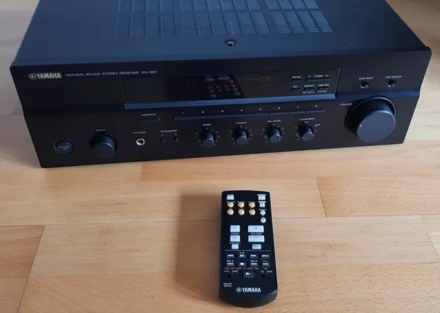 Yamaha RX-397 Natural Sound Hifi Stereo Receiver mit Fernbedienung