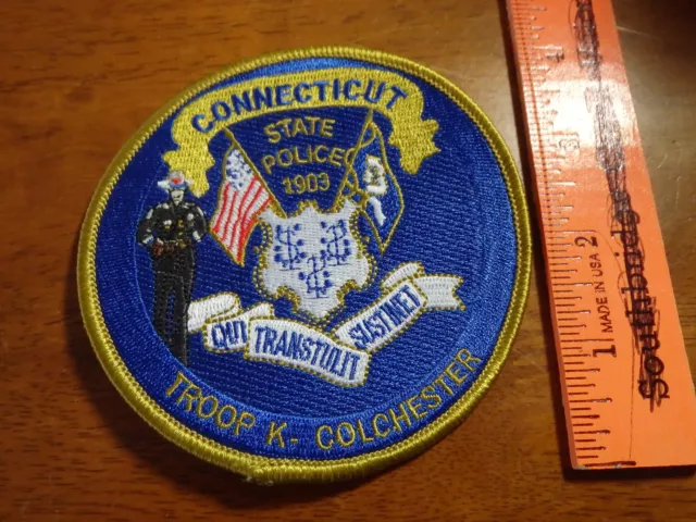 Connecticut state POLICE  Connecticut state highway patrol  troop k Colchester