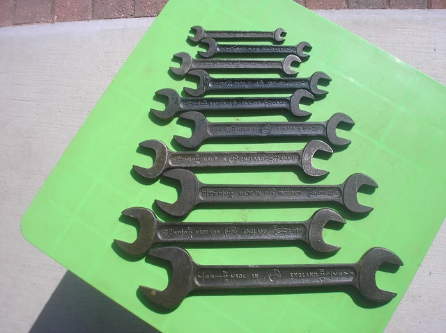 vintage TW SUPERSLIM WHITWORTH open end spanners vintage TW SUPERSLIM WHITWORTH open end spanners