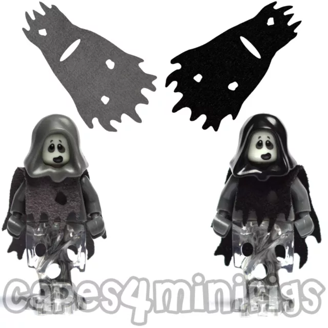 CUSTOM Fabric Starwars Capes (2 Shoulder + 2 Kama) for your minifigs. CAPES  ONLY