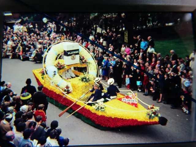 35mm Original Slide Carnival Float Spalding Flower Parade Player's c1970's