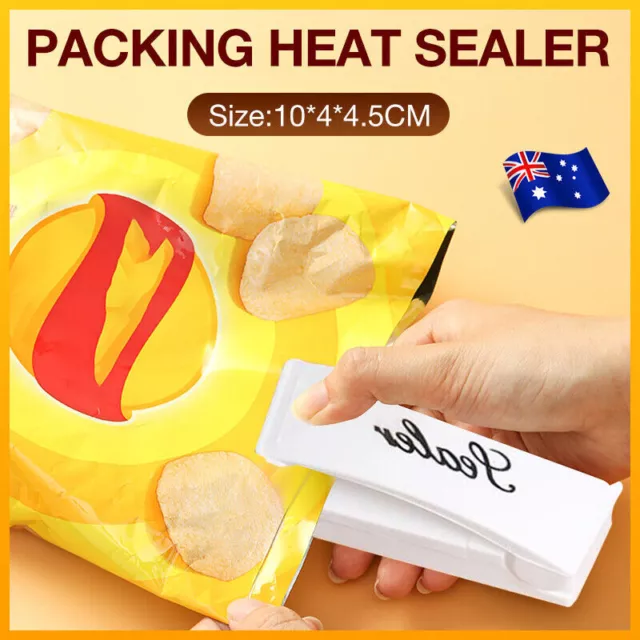 Mini Impulse Portable Plastic Food Sealing Machine Tool Bag Packing Heat Sealer