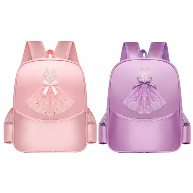 Kids Girls Bag Dress Patternm Backpack Ballet Dance Schoolbag Stylish Gift Cute
