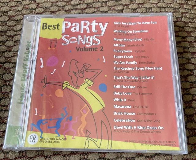 BEST PARTY SONGS VOLUME 2 House Party Karaoke AUDIO CD NEW 8.00