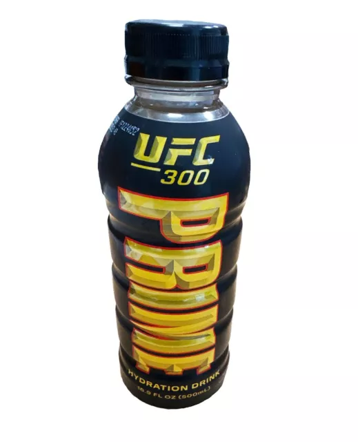 3 Flaschen Prime Hydration Drink UFC 300 Limited Edition a 500 ml mit Pfand