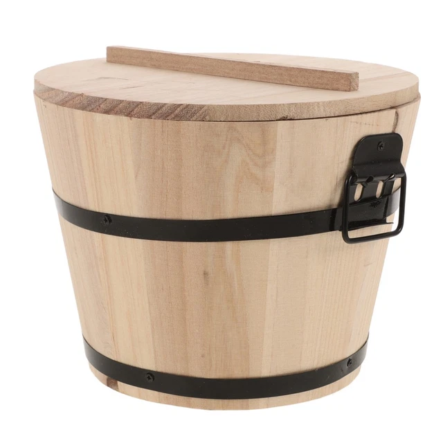RICE STORAGE CONTAINER Rotatable Bucket Household Chinese Design £27.19 ...