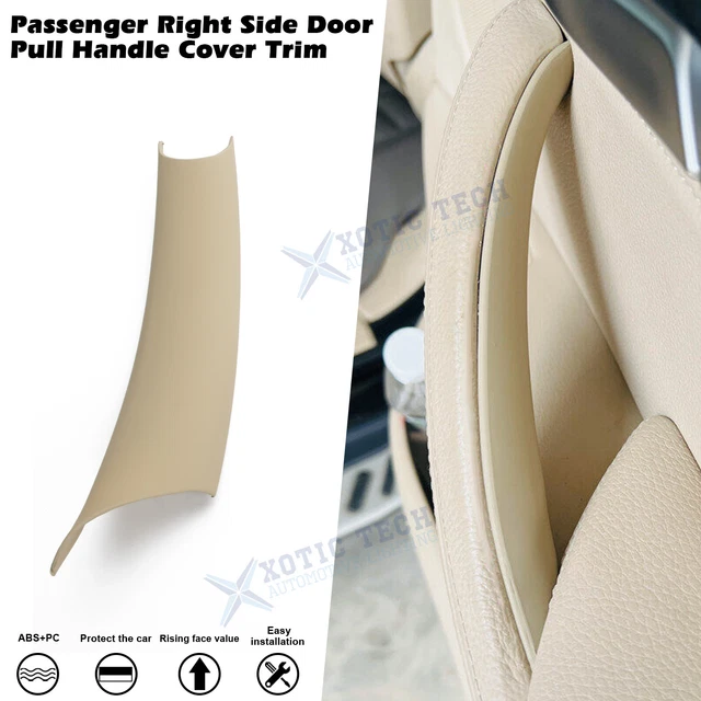 Poignée Porte Intérieur BMW X5 E70 / X6 E71-E72 - Côté Passager Arrière Droit - Noir ABS+PC