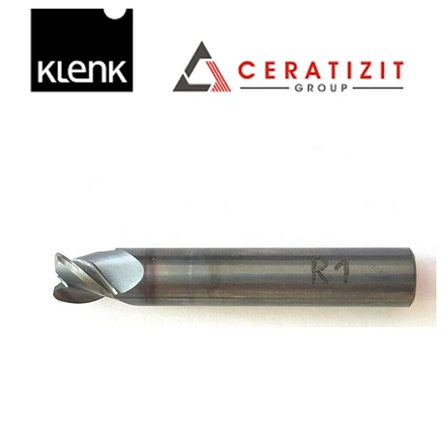 KLENK Fresa in metallo duro integrale 11 mm diam gambo 12 mm rivestimento...