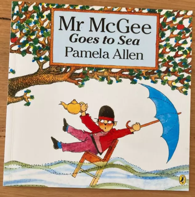 2 MR McGEE by PAMELA ALLEN: GOES TO SEA & THE PERFECT NEST S/C~AS NEW