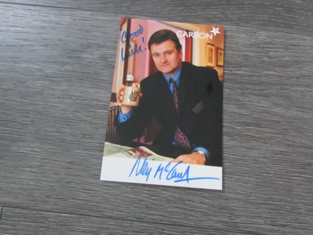 Neil McCaul Original Hand Signed Crossroads Promotional Cast Card Photo