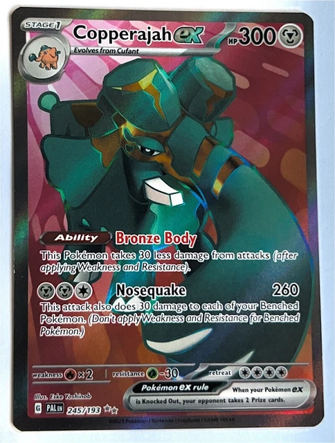 Copperajah Ex 245/198 Ultra Rare Paldea Evolved Pokemon Card