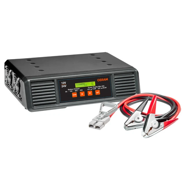 CARICABATTERIA AUTO CAMION CAMPER PROFESSIONALE PRO 50A 12 24V FINO A 500Ah
