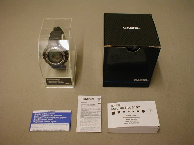 CASIO 3157 SGW 100 Digital Watch Twin Sensor 15.00 PicClick UK