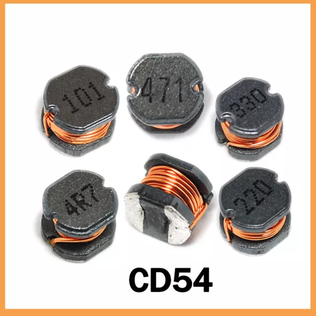 CD54 SMD Power Inductors 2.2 10 22 33 47 68 100 470UH Different Values Available