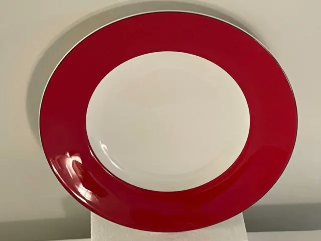 Lenox Kate Spade Rutherford Circle Red Dinner Plate New