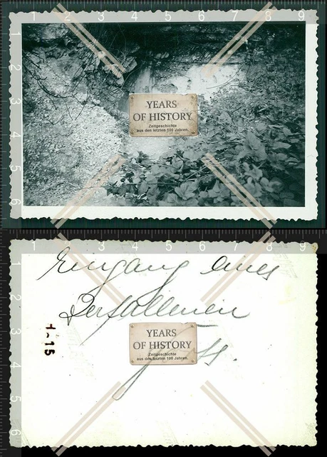 Orig. Foto Shelter Bunker zerstört 1940
