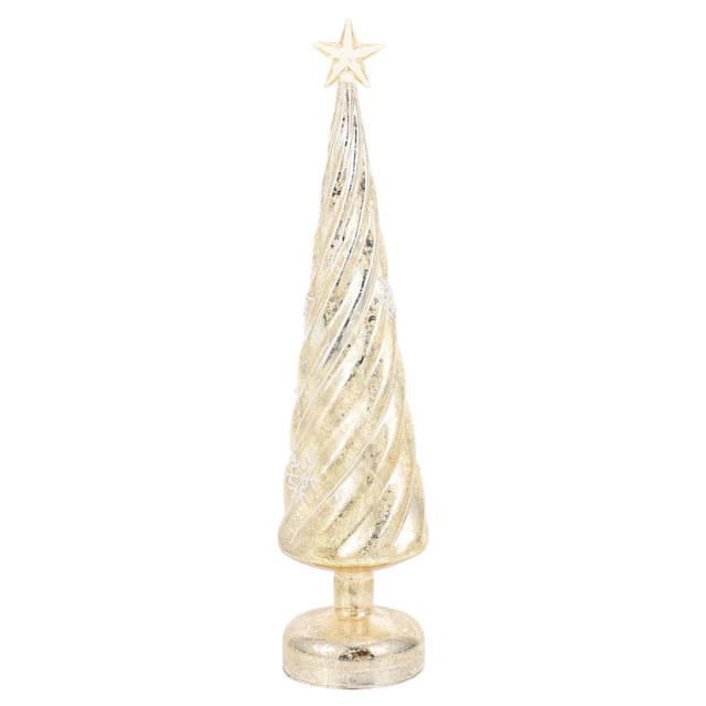 Escultura Árbol de Navidad Iluminación Árbol de Navidad Vidrio Decoración Mesa LED