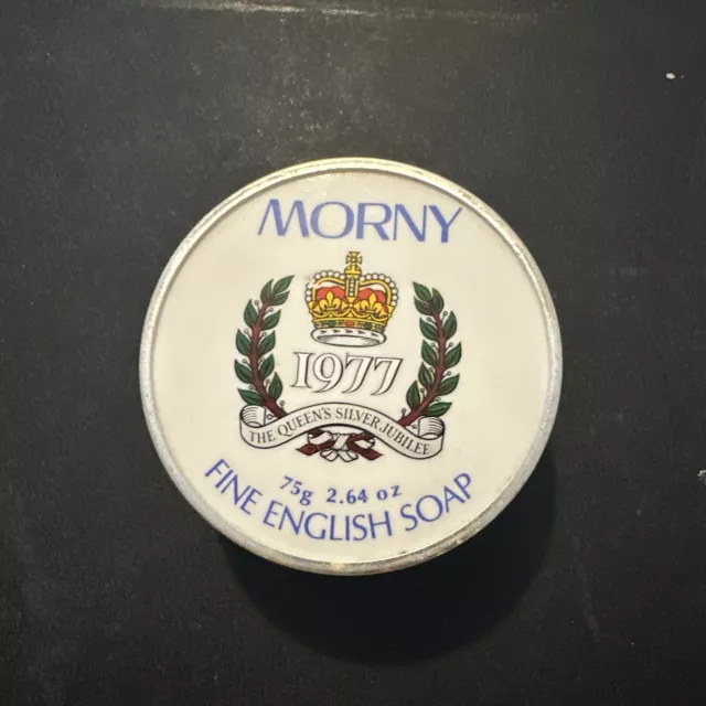 Vintage Morny Fine English Soap 1977 Queen Elizabeth Silver Jubilee - Unused